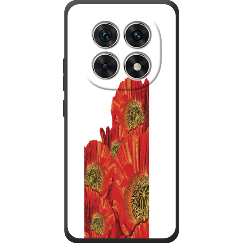 Прозорий чохол BoxFace Poco M8 Red Poppies