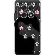 Чорний чохол BoxFace Poco M8 Flower Hair