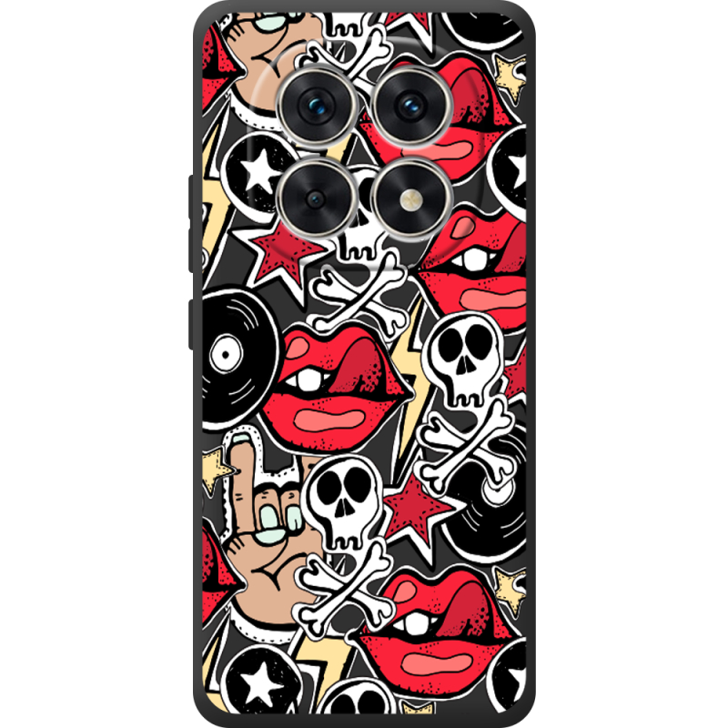 Чорний чохол BoxFace Poco M8 Rock Graffiti