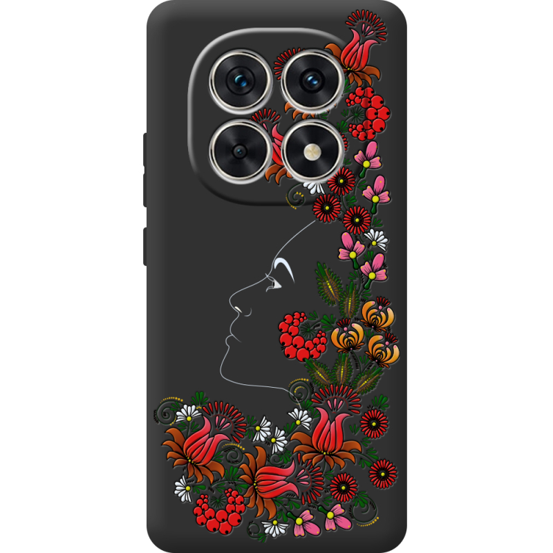 Чорний чохол BoxFace Poco M8 3D Ukrainian Muse