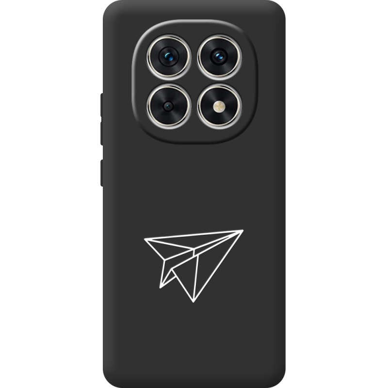 Чорний чохол BoxFace Poco M8 Paper Plane