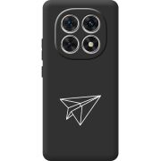 Чорний чохол BoxFace Poco M8 Paper Plane