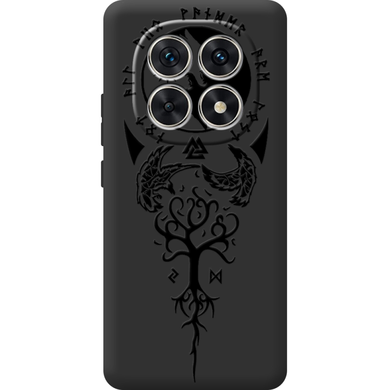 Чорний чохол BoxFace Poco M8 Hugin and Munin