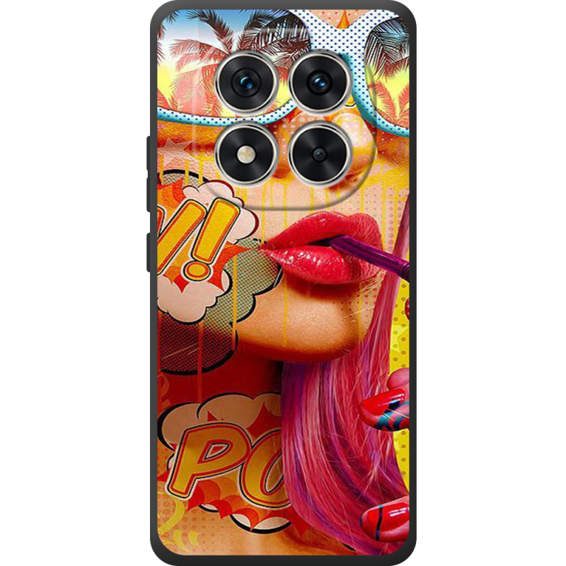 Чохол BoxFace Poco M8 Pro Yellow Girl Pop Art