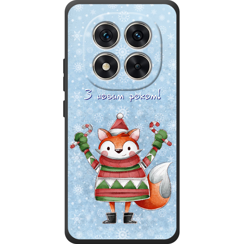 Чохол BoxFace Poco M8 Pro Fox З новим роком!