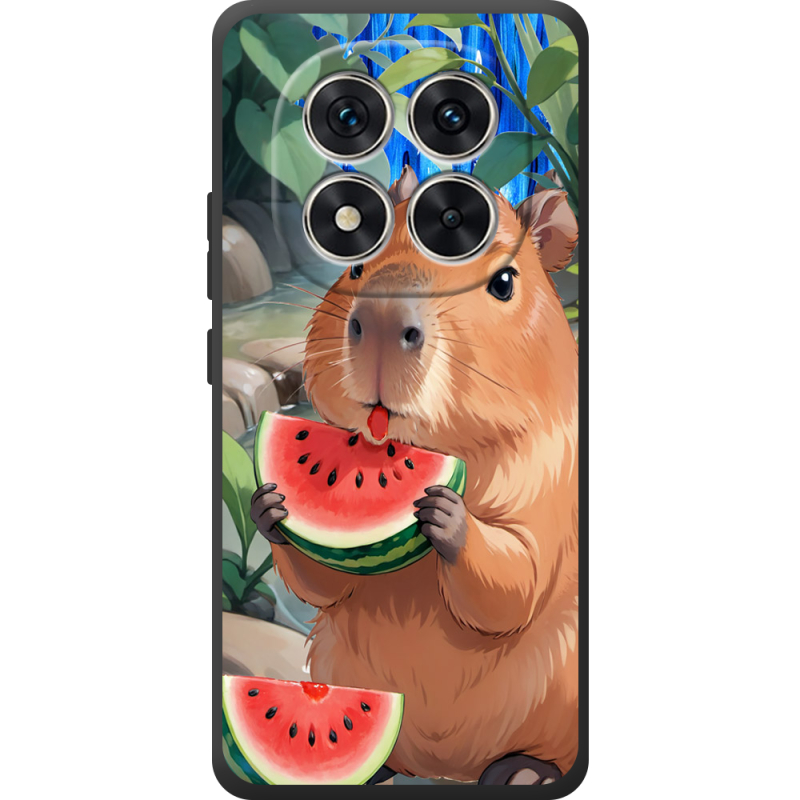 Чохол BoxFace Poco M8 Pro Капібара з кавуном