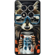 Чохол BoxFace Poco M8 Pro Енот с банкой