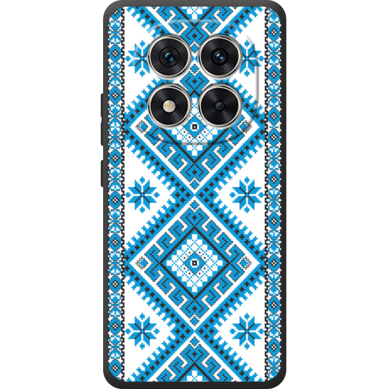 Чохол BoxFace Poco M8 Pro Блакитний Орнамент