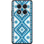 Чохол BoxFace Poco M8 Pro Блакитний Орнамент