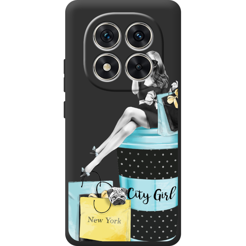 Прозорий чохол BoxFace Poco M8 Pro City Girl