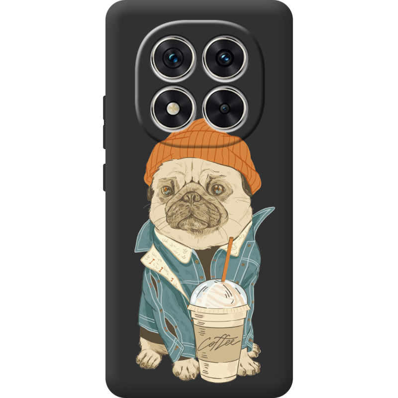 Прозорий чохол BoxFace Poco M8 Pro Dog Coffeeman