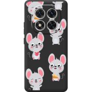 Прозорий чохол BoxFace Poco M8 Pro с 3D-глазками Mouse