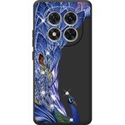 Чохол зі стразами Poco M8 Pro Peafowl