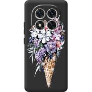 Чохол зі стразами Poco M8 Pro Ice Cream Flowers