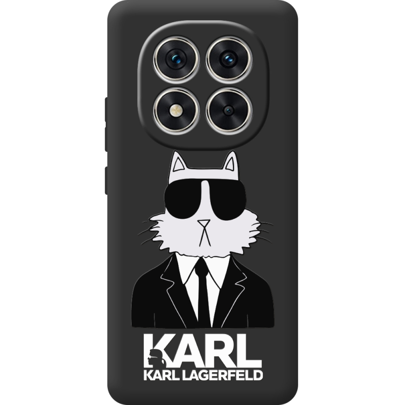 Чорний чохол BoxFace Poco M8 Pro Cat in Black