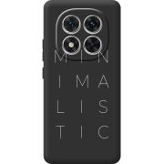 Чорний чохол BoxFace Poco M8 Pro Minimalistic