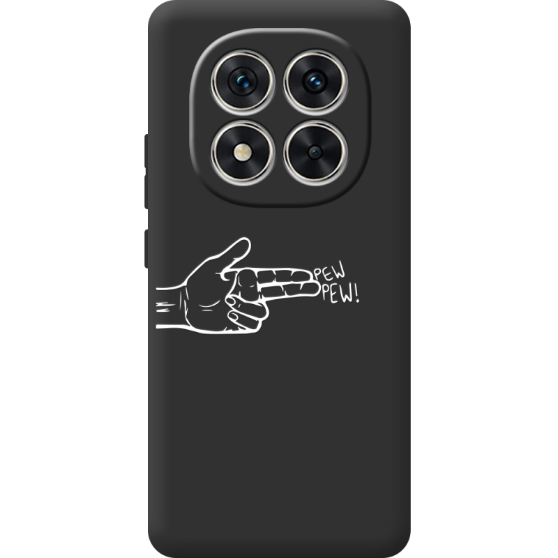 Чорний чохол BoxFace Poco M8 Pro Pew Pew