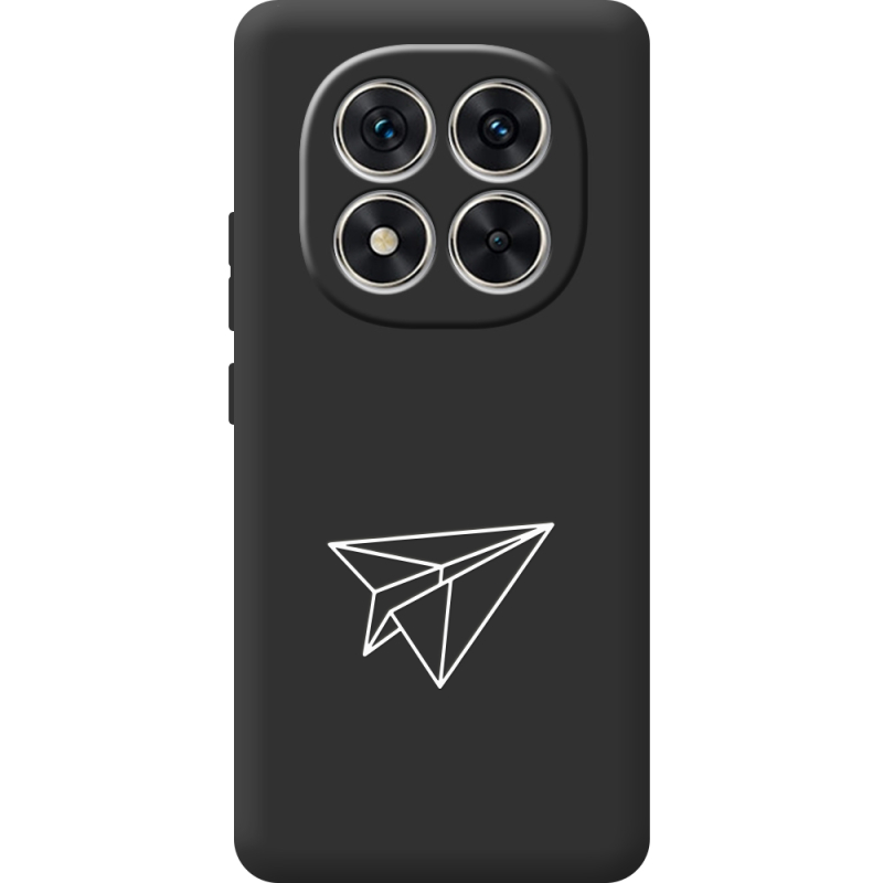 Чорний чохол BoxFace Poco M8 Pro Paper Plane