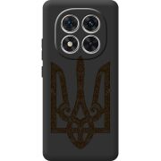 Чорний чохол BoxFace Poco M8 Pro Ukrainian Trident