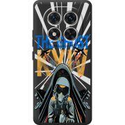 Чорний чохол BoxFace Poco M8 Pro Привид Києва в дії