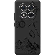 Чорний чохол BoxFace Poco M8 Pro Mountains