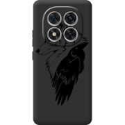 Чорний чохол BoxFace Poco M8 Pro Wolf and Raven