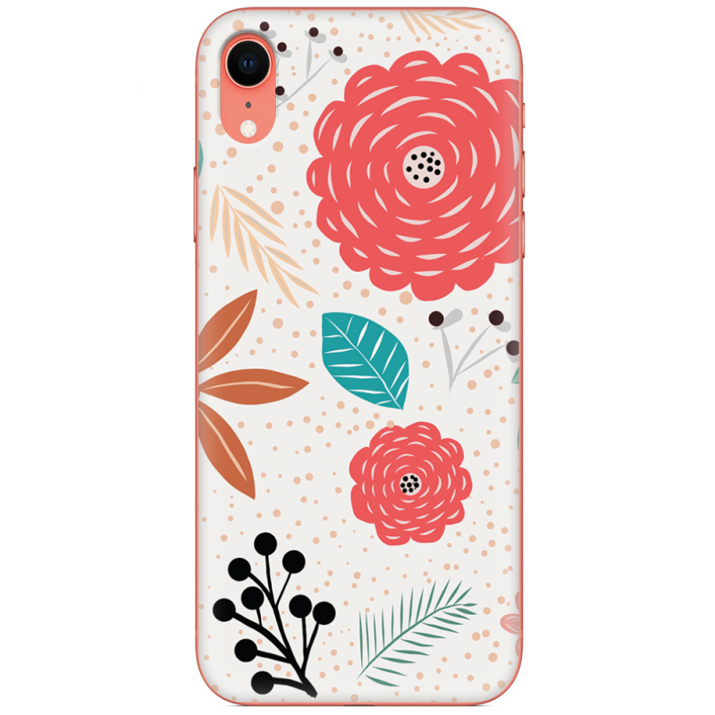 Чехол Uprint Apple iPhone XR Line Flowers