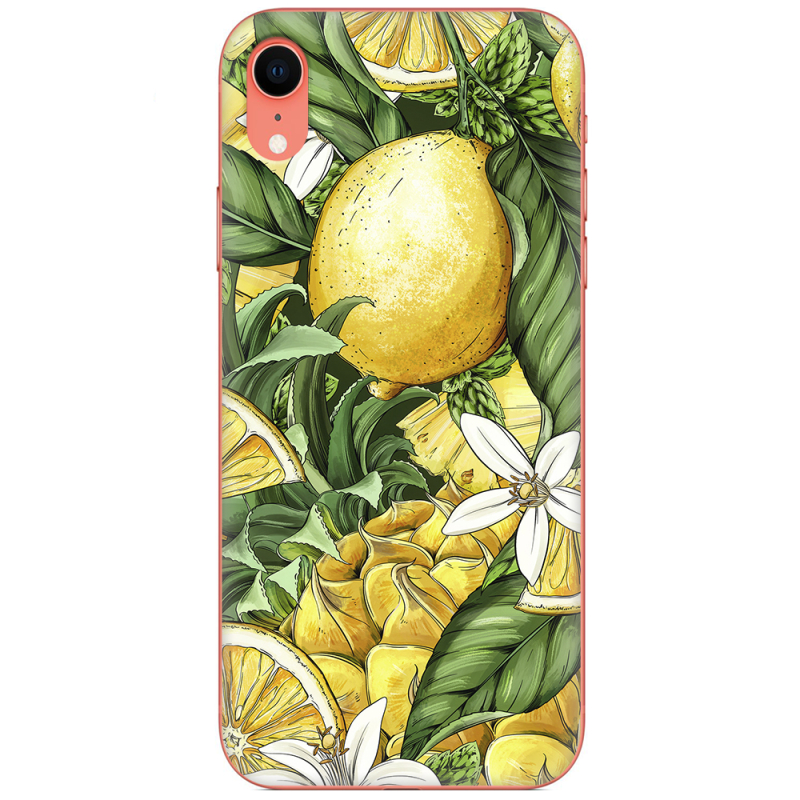 Чехол Uprint Apple iPhone XR Lemon Pattern