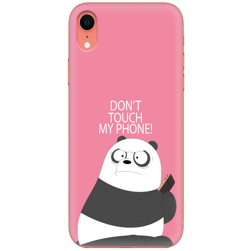 Чехол Uprint Apple iPhone XR Dont Touch My Phone Panda