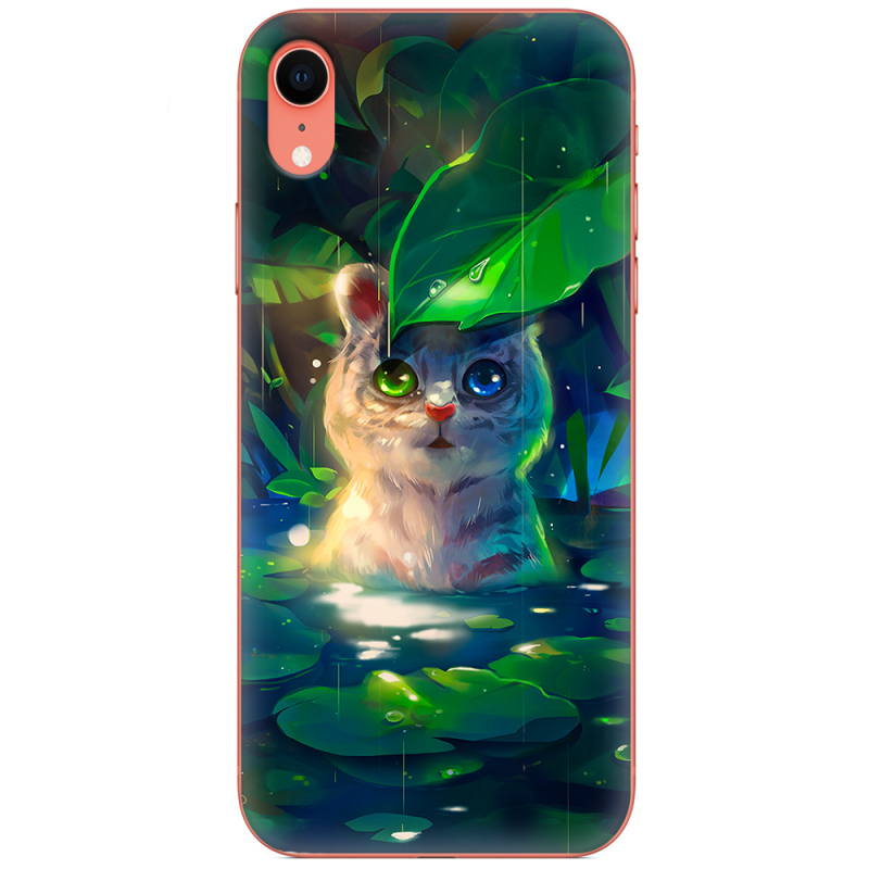 Чехол Uprint Apple iPhone XR White Tiger Cub