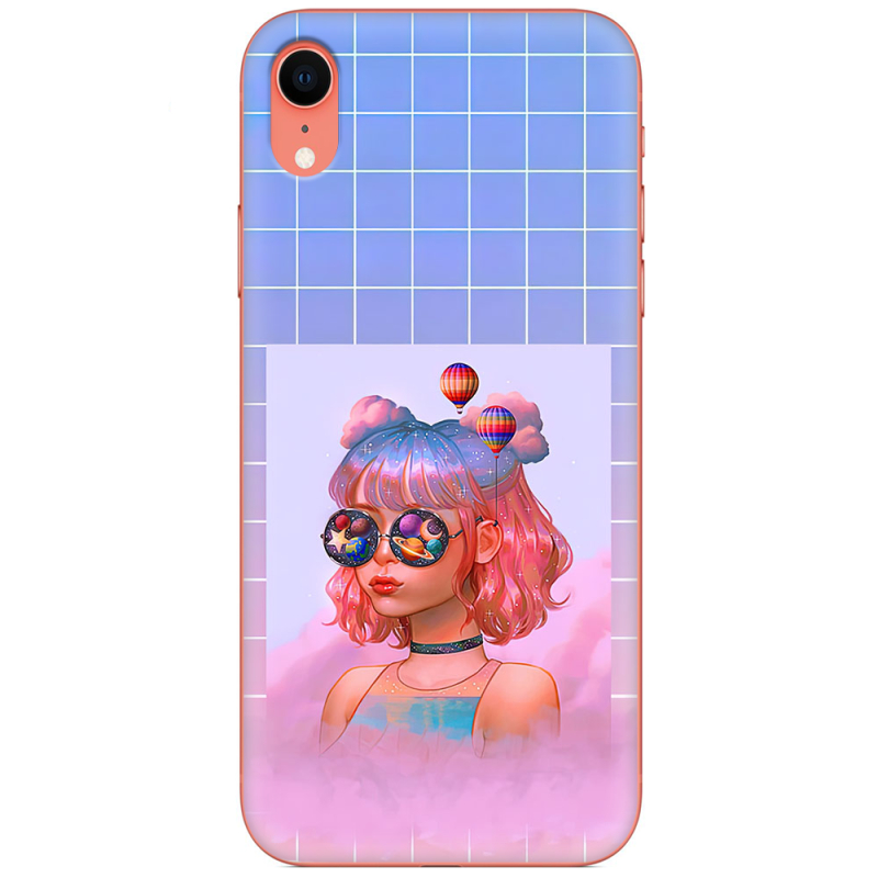 Чехол Uprint Apple iPhone XR Girl in the Clouds