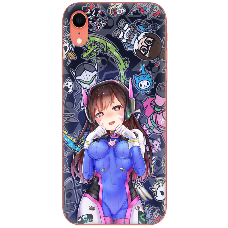 Чехол Uprint Apple iPhone XR Overwatch D.VA