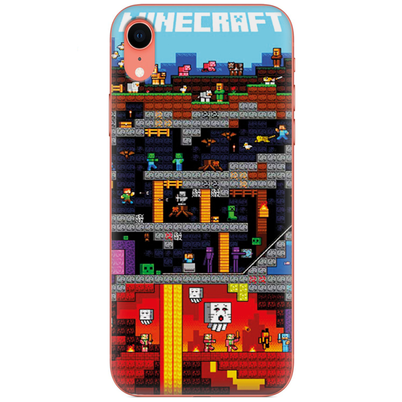 Чехол Uprint Apple iPhone XR Minecraft Lode Runner