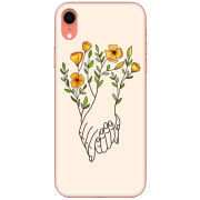 Чехол Uprint Apple iPhone XR Flower Hands