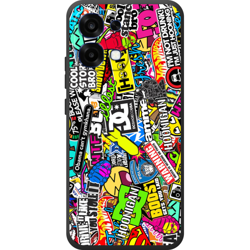 Чохол BoxFace OPPO A6 Pro Multicolored Inscriptions