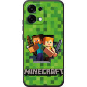 Чохол BoxFace OPPO A6 Pro Майнкрафт Стів і Алекс