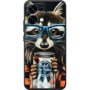 Чохол BoxFace OPPO A6 Pro Енот с банкой