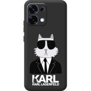 Чорний чохол BoxFace OPPO A6 Pro Cat in Black