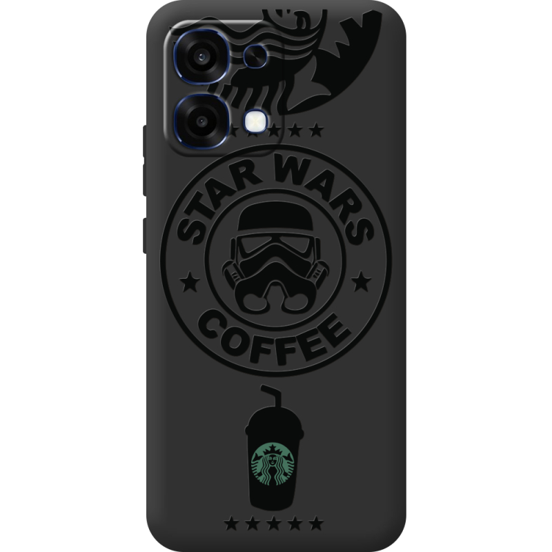 Чорний чохол BoxFace OPPO A6 Pro Dark Coffee