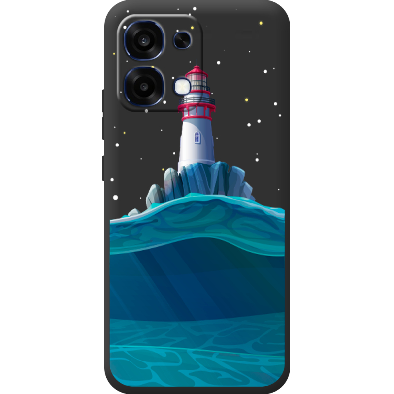 Чорний чохол BoxFace OPPO A6 Pro Lighthouse