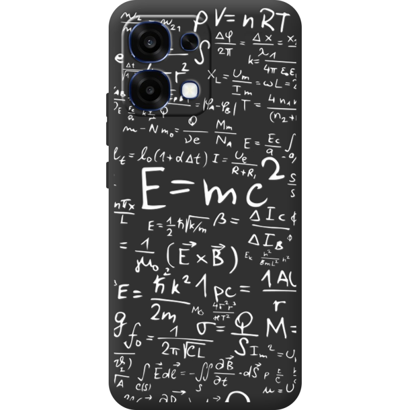 Чорний чохол BoxFace OPPO A6 Pro E=mc2