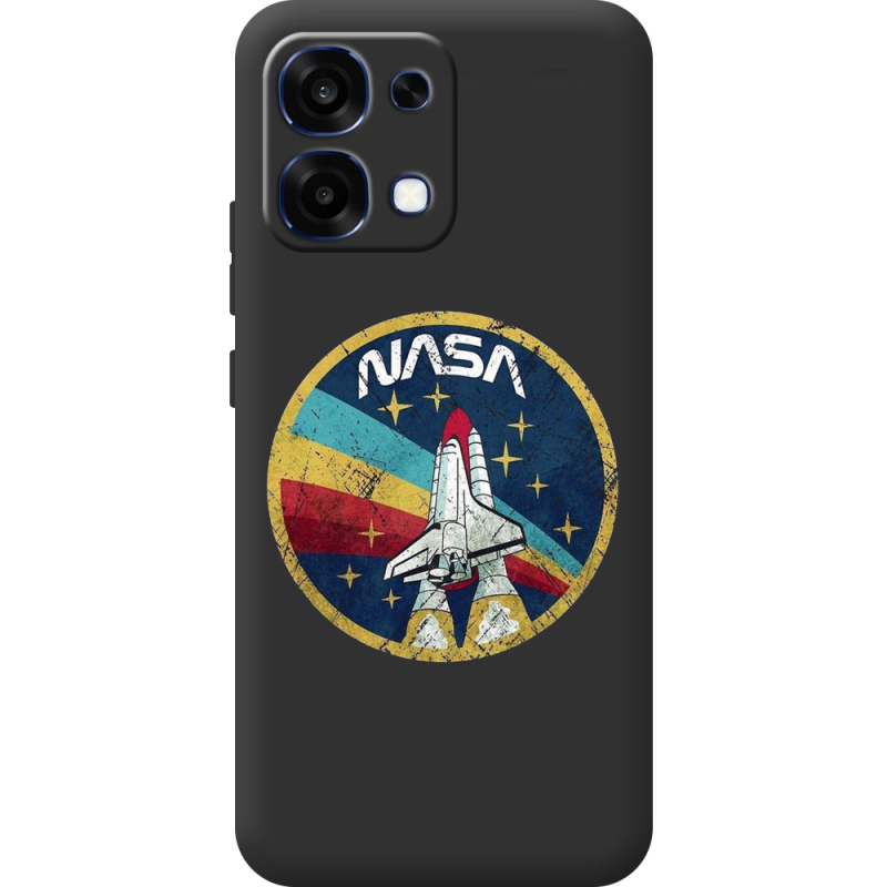 Чорний чохол BoxFace OPPO A6 Pro NASA