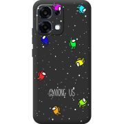 Чорний чохол BoxFace OPPO A6 Pro Among Us Invisible