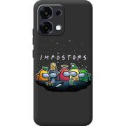 Чорний чохол BoxFace OPPO A6 Pro Among Us Impostors