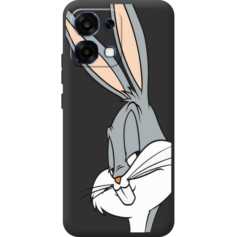 Чорний чохол BoxFace OPPO A6 Pro Lucky Rabbit