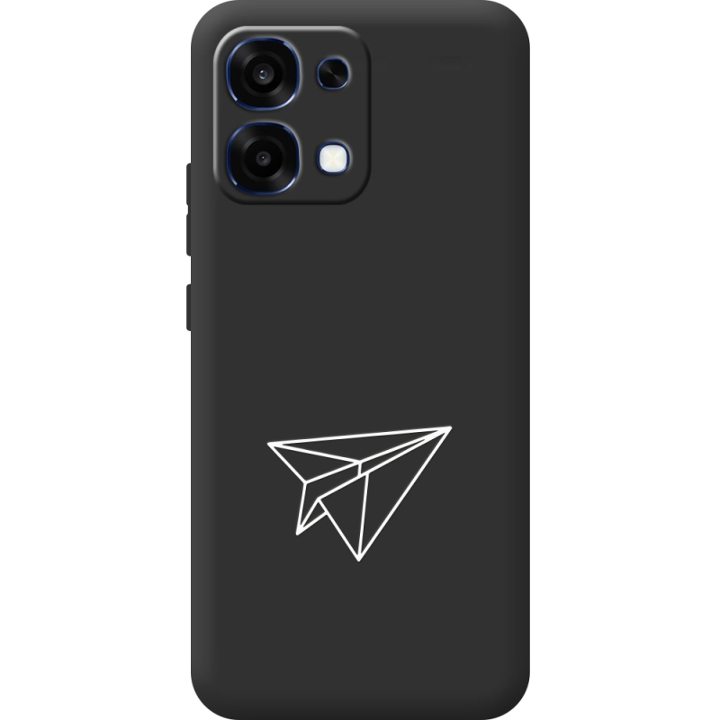 Чорний чохол BoxFace OPPO A6 Pro Paper Plane