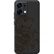 Чорний чохол BoxFace OPPO A6 Pro Chinese Dragon