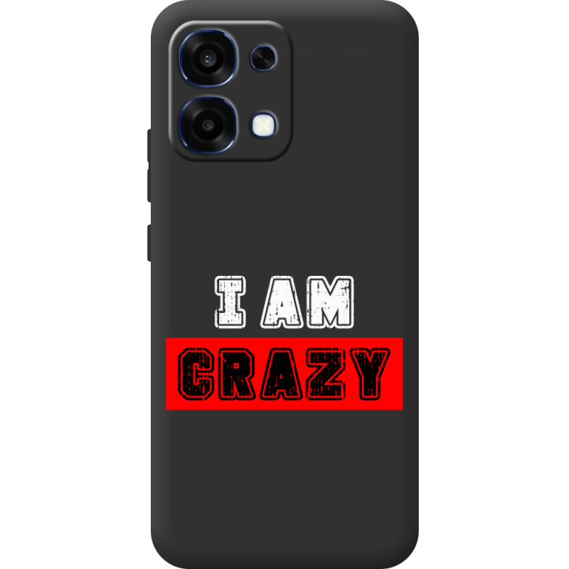 Чорний чохол BoxFace OPPO A6 Pro I'm Crazy