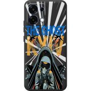 Чорний чохол BoxFace OPPO A6 Pro Привид Києва в дії