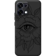 Чорний чохол BoxFace OPPO A6 Pro Eye